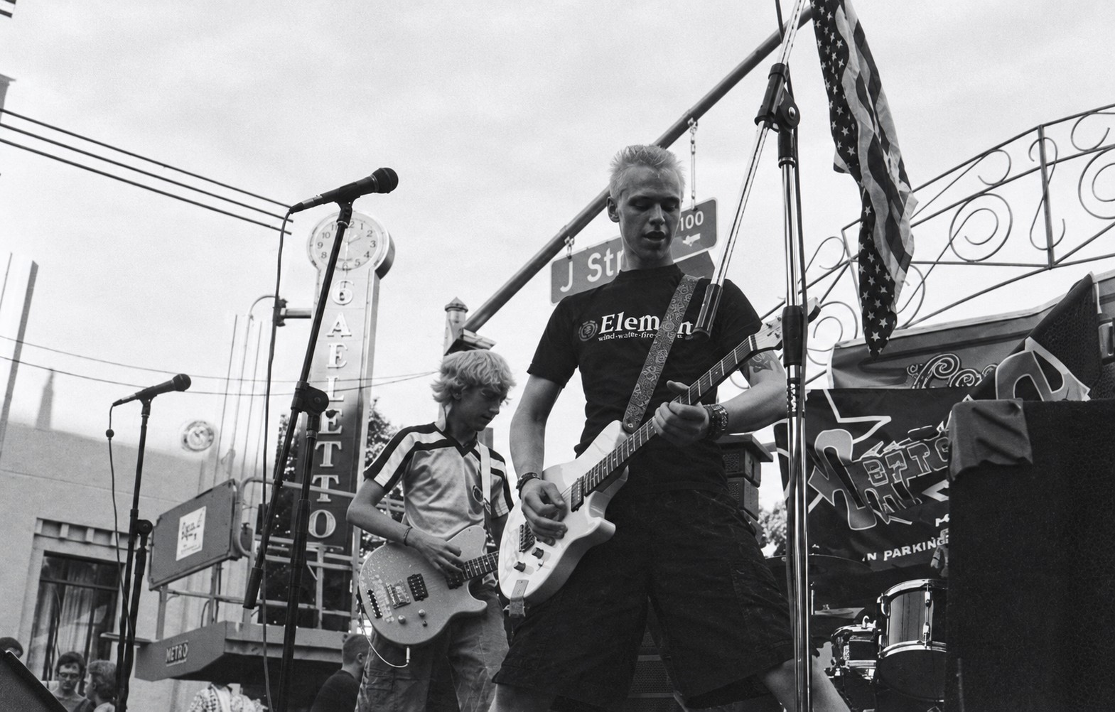 Day After Day performing onstage in 2002